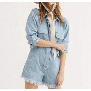 FP Jean Romper size SMALL